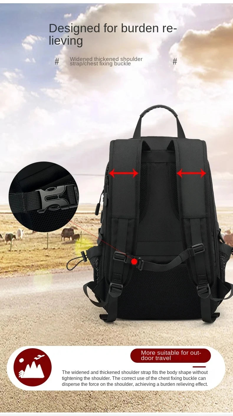 50L Waterproof Multi-Purpose Travel Backpack
