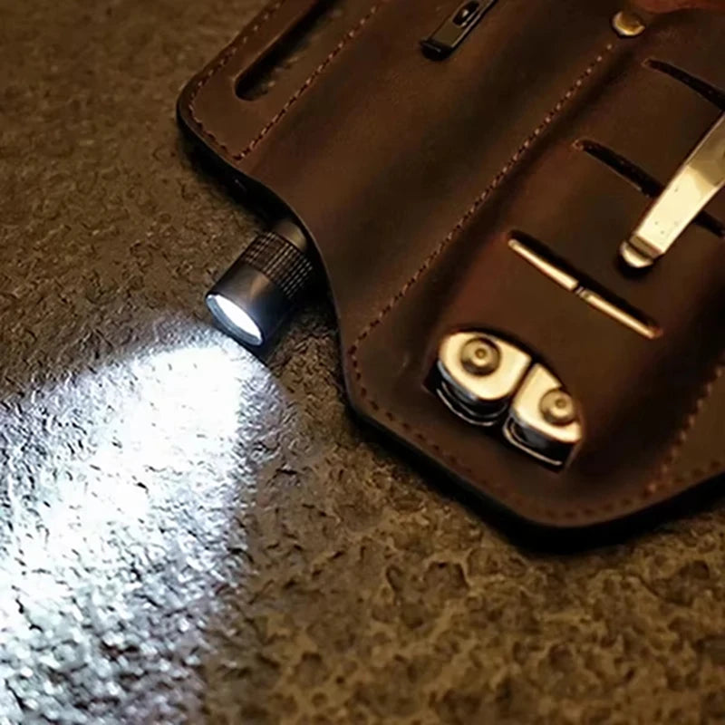 Universal Multitool Leather Carry Sheath