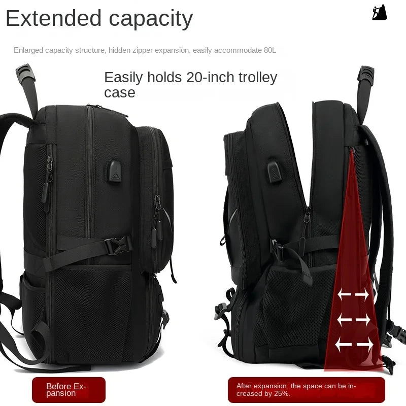 50L Waterproof Multi-Purpose Travel Backpack