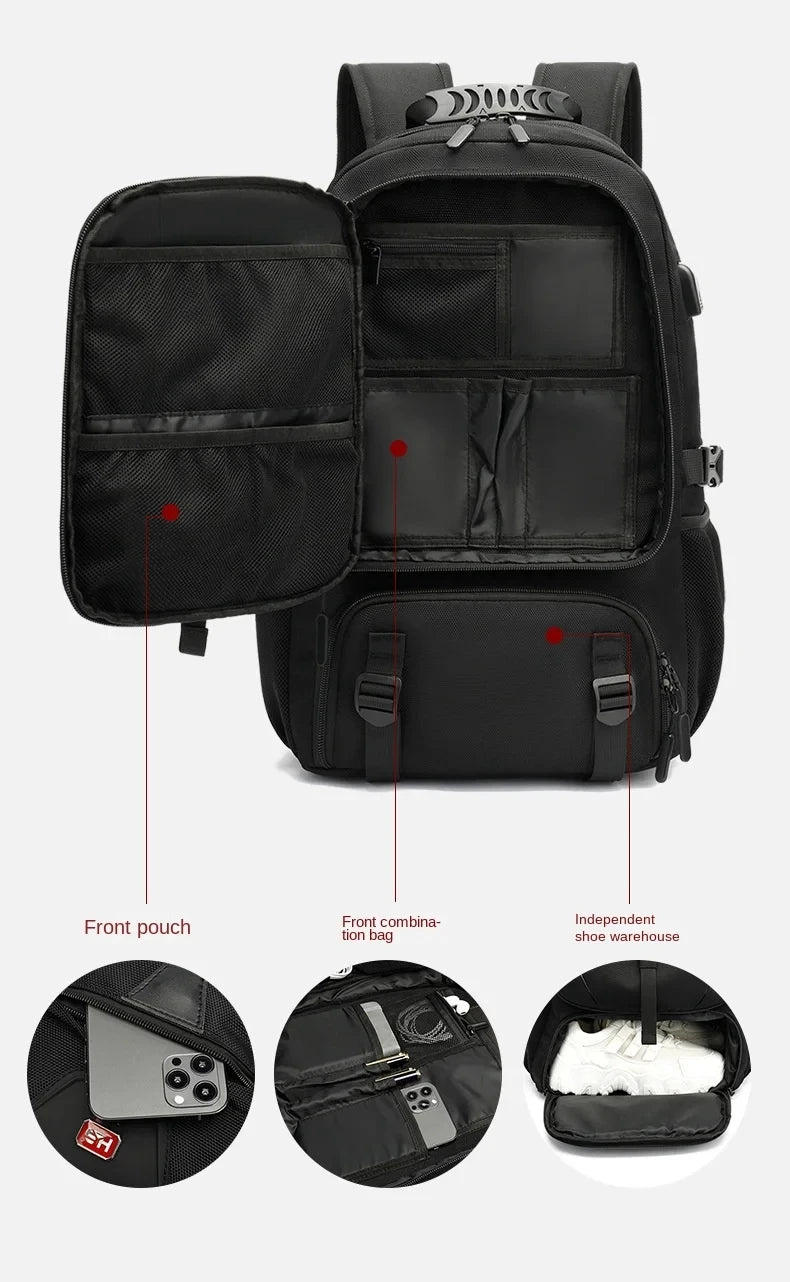 50L Waterproof Multi-Purpose Travel Backpack