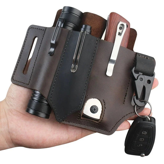 Universal Multitool Leather Carry Sheath