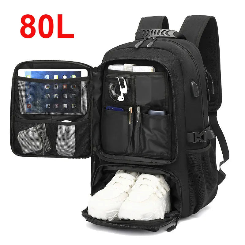 50L Waterproof Multi-Purpose Travel Backpack