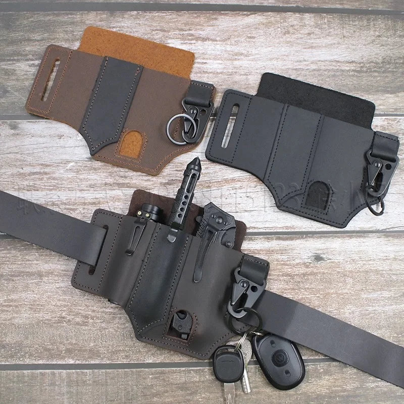 Universal Multitool Leather Carry Sheath